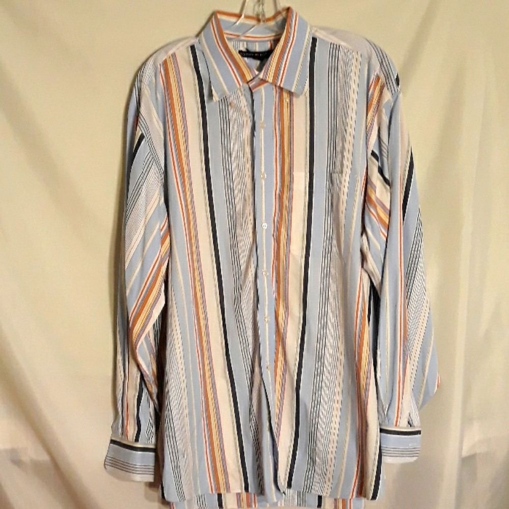 Tommy Hilfiger XL 17 1/2 34/35 Stripe Dres…